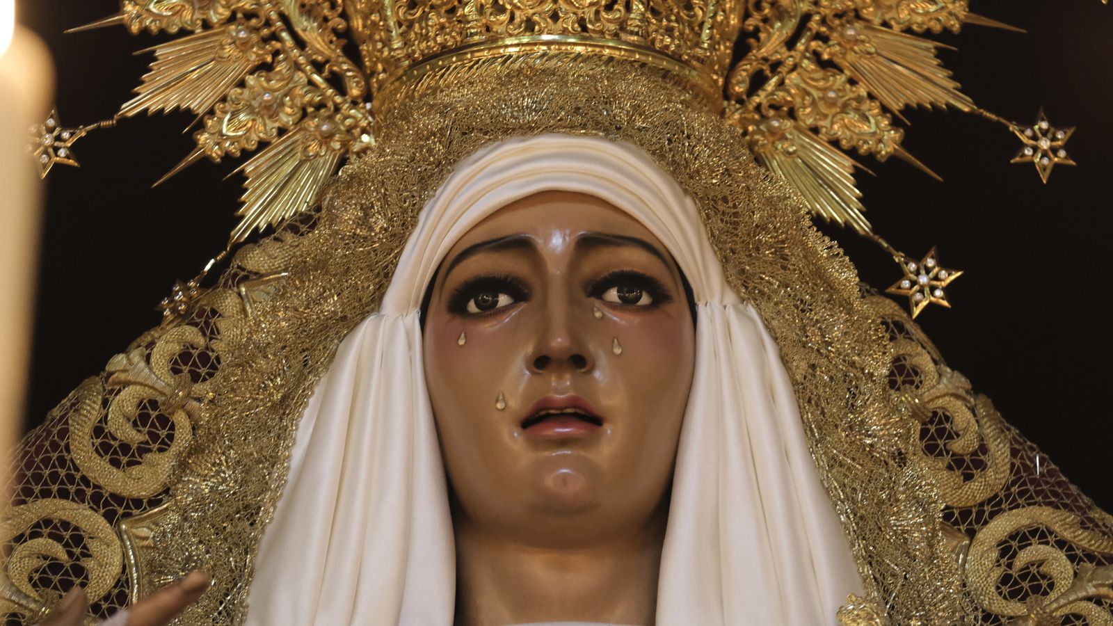 La procesión de la Santa Cena en Almería, en imágenes