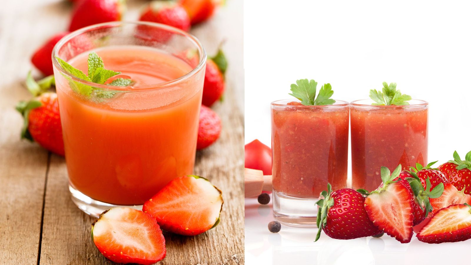 Gazpacho de fresas