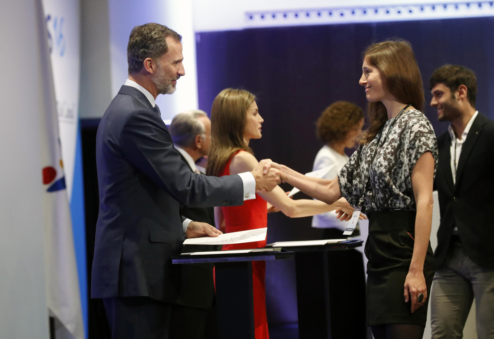 Entrega de las becas de La Caixa (23-05-2017).