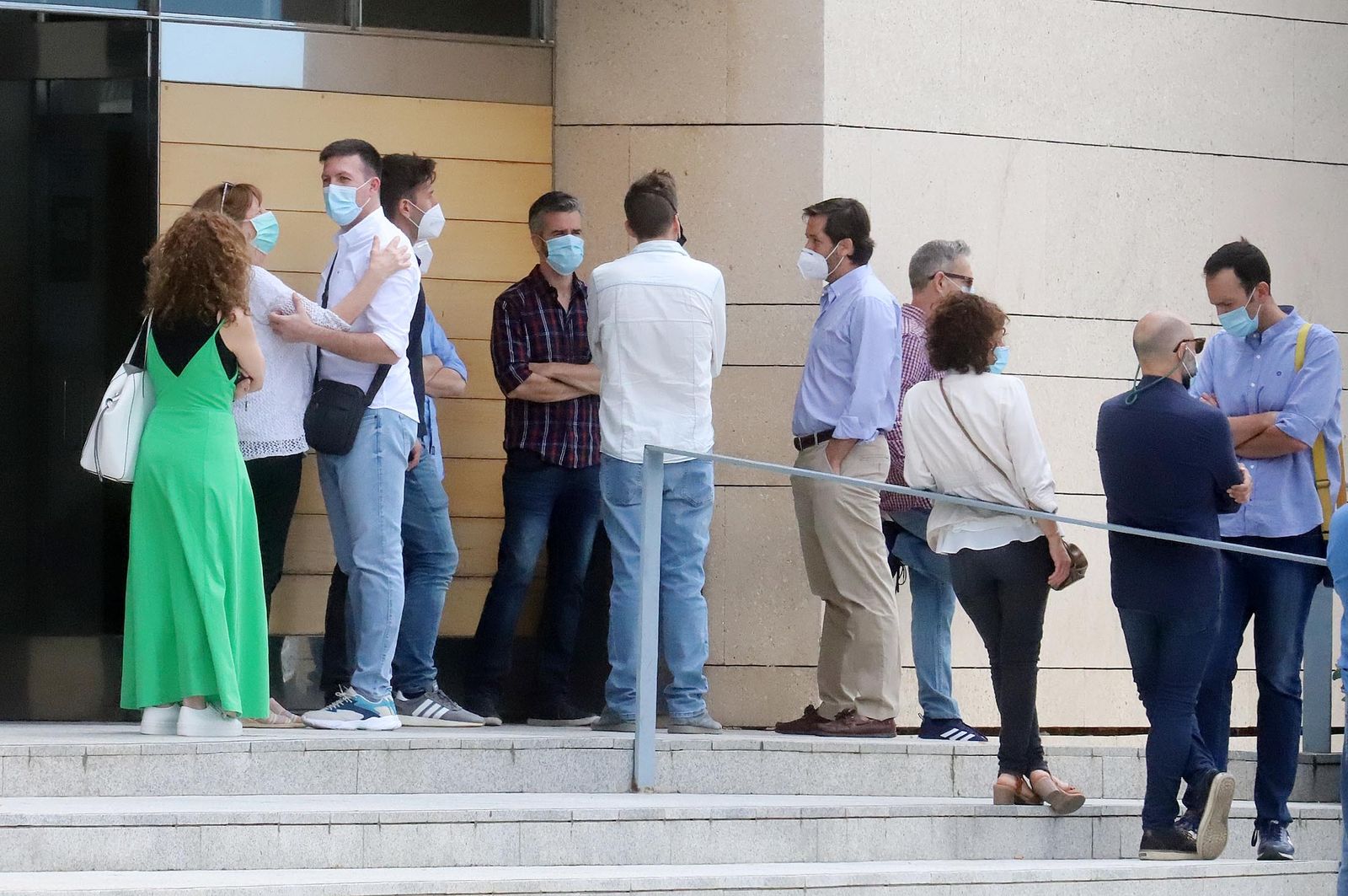 Imágenes de las muestras de condolencia por el fallecimiento de Francisco Mendoza