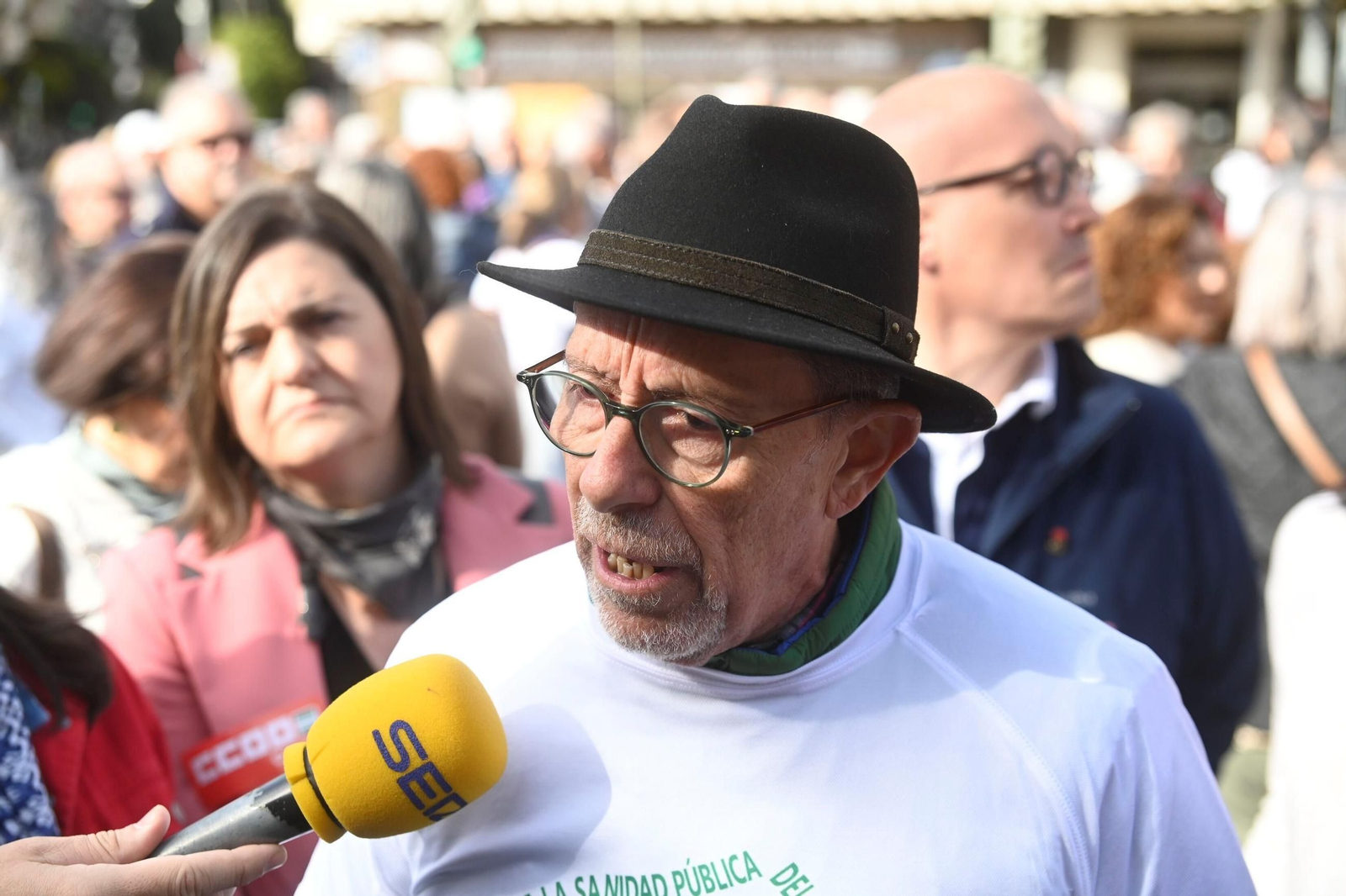 La manifestación en defensa de la sanidad pública en Córdoba