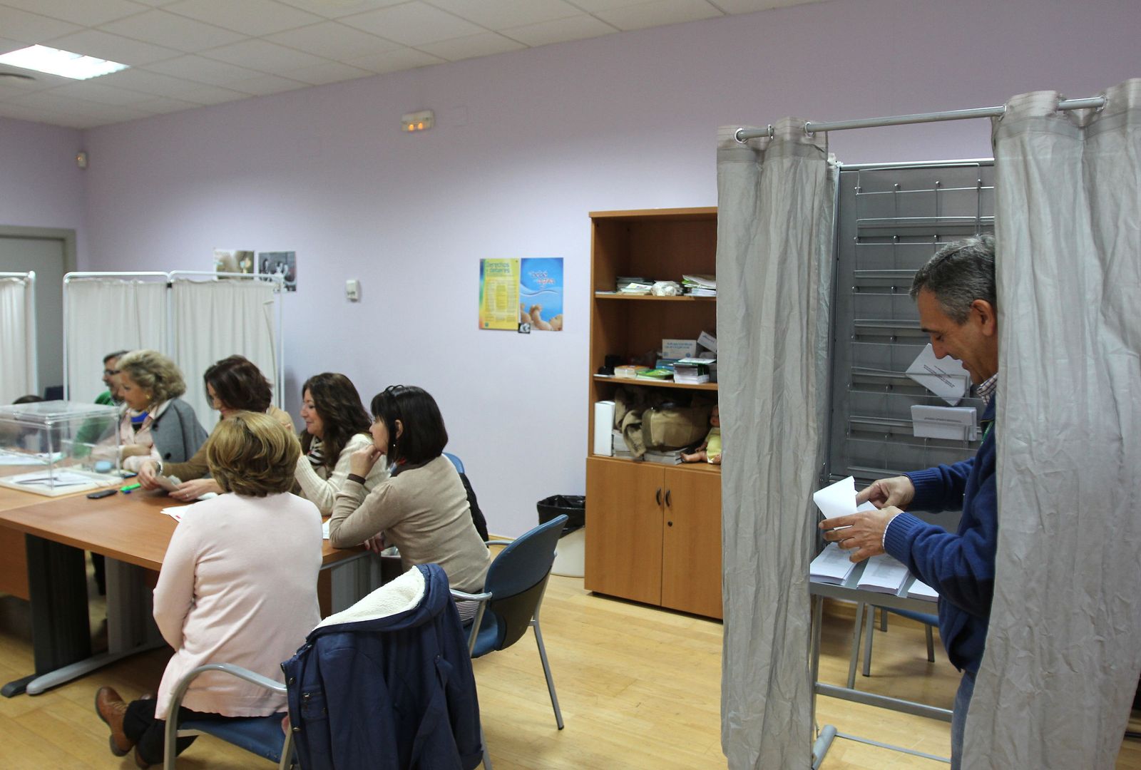 Elecciones  sindicales  del SAS  en el centro de salud en los comicios anteriores