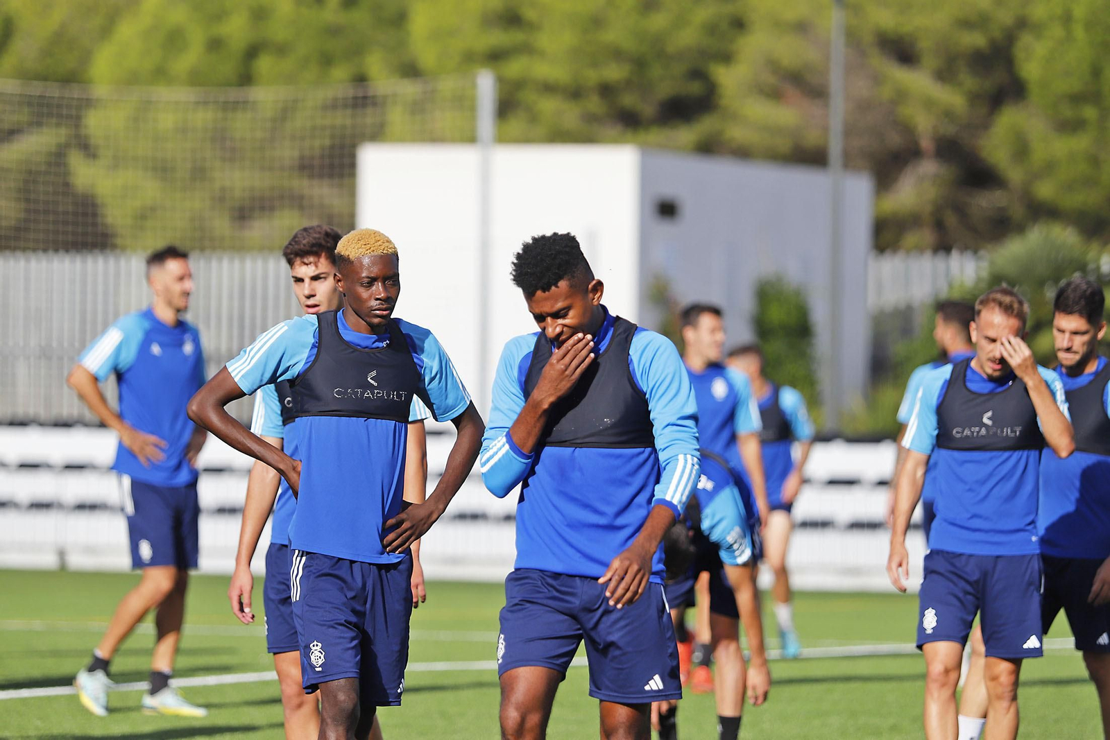 Imágenes del entrenamiento del Recreativo de Huelva