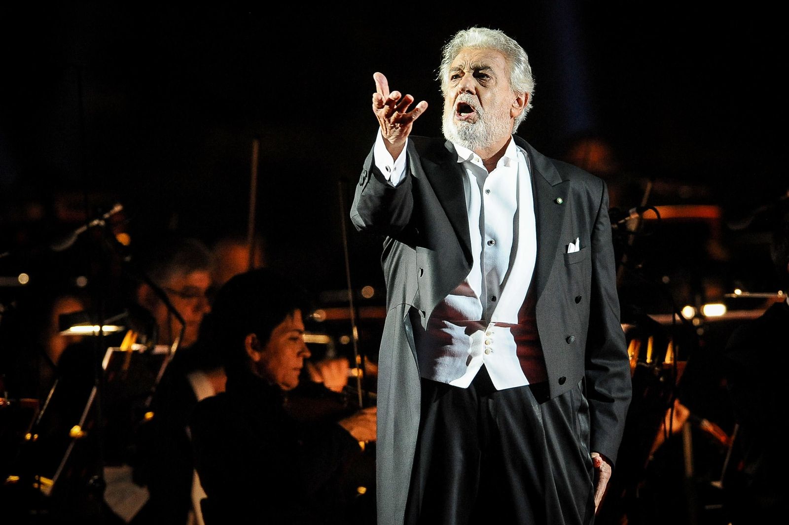 Plácido Domingo, el pasado 28 de agosto durante una actuación en Verona.