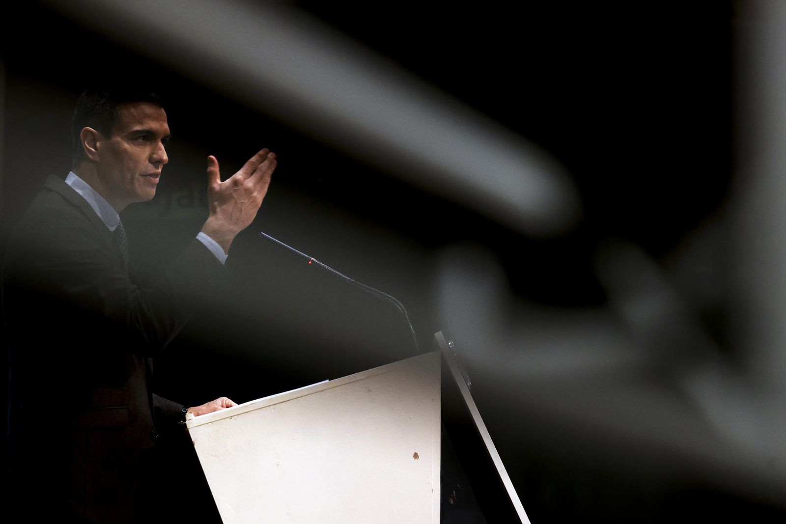 Pedro Sánchez, en un acto público de esta semana.