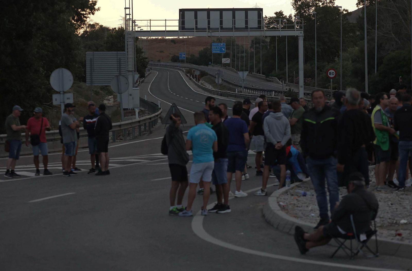 Fotos de la jornada del miércoles de la huelga del metal en el Campo de Gibraltar