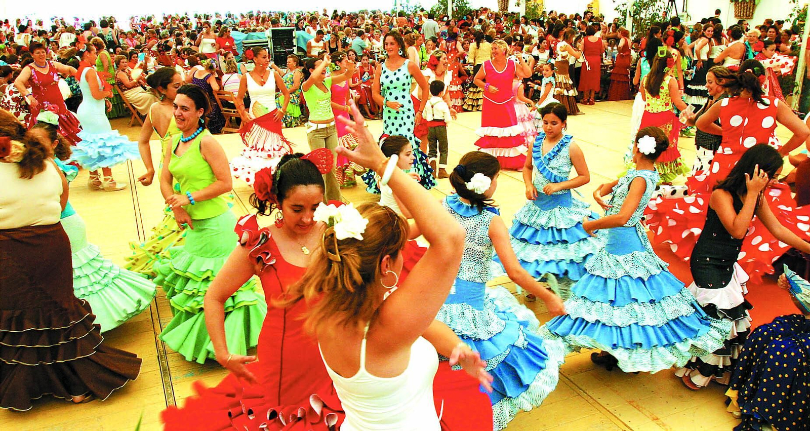 Así ha cambiado la Feria de Chiclana Así ha cambiado la Feria de Chiclana