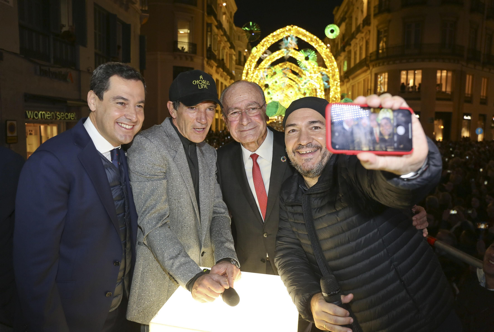 Las fotos de las luces de Navidad en Málaga Las fotos de las luces de Navidad en Málaga