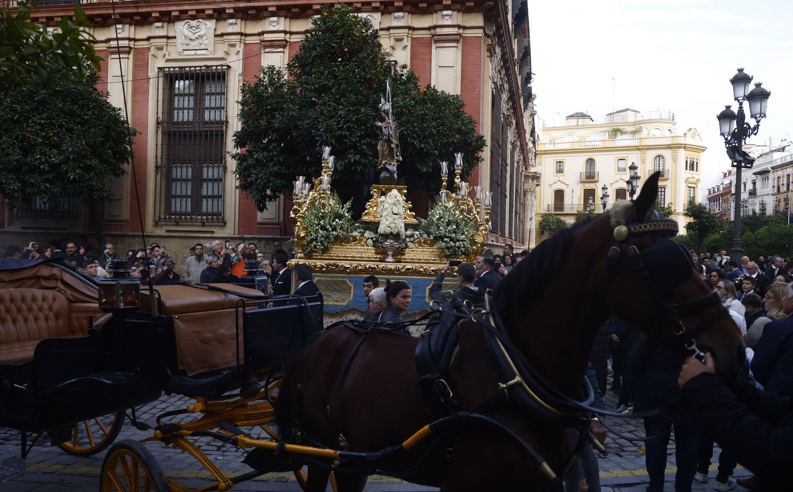 Las imágenes de la procesión de la Virgen Inmaculada Pura y Limpia