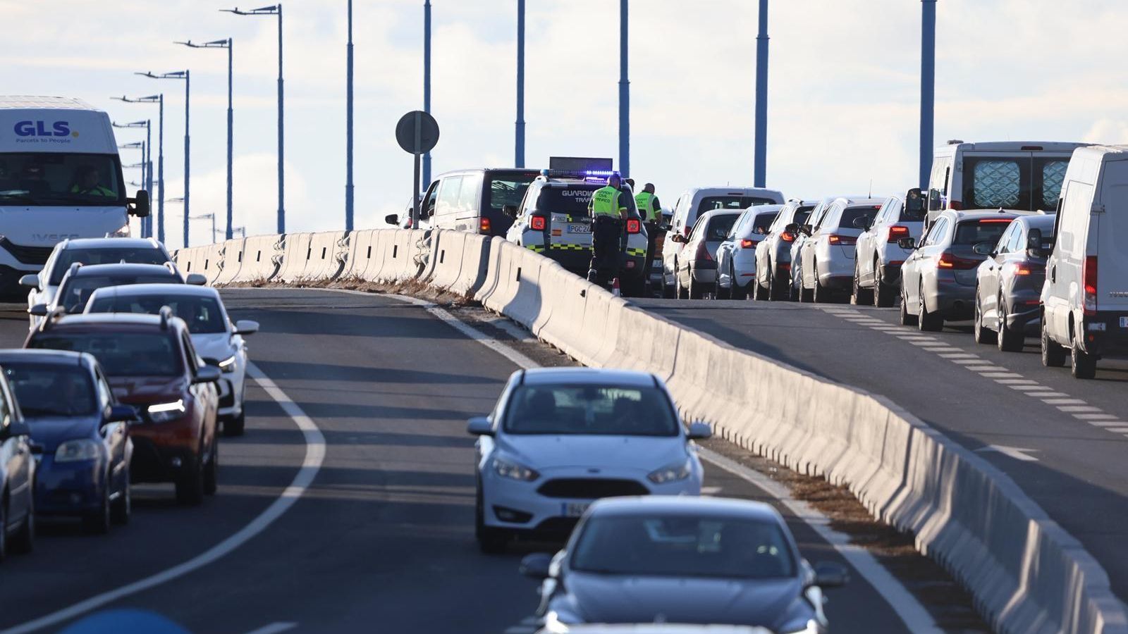 Retenciones en el puente.