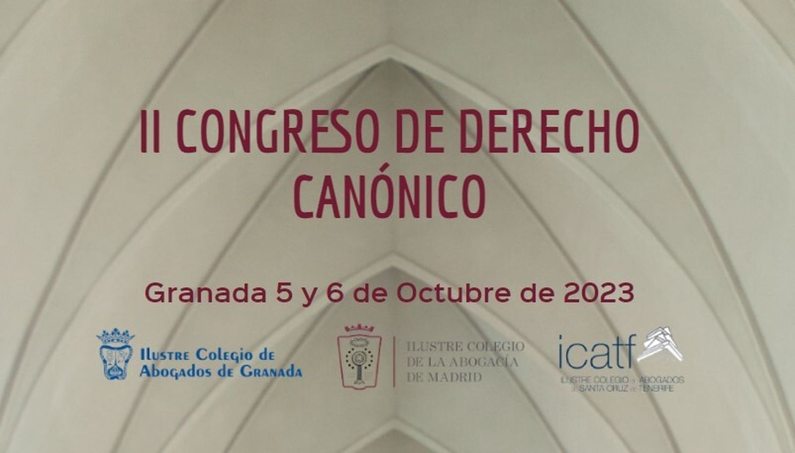Granada acoge el segundo Congreso de Derecho Canónico esta semana