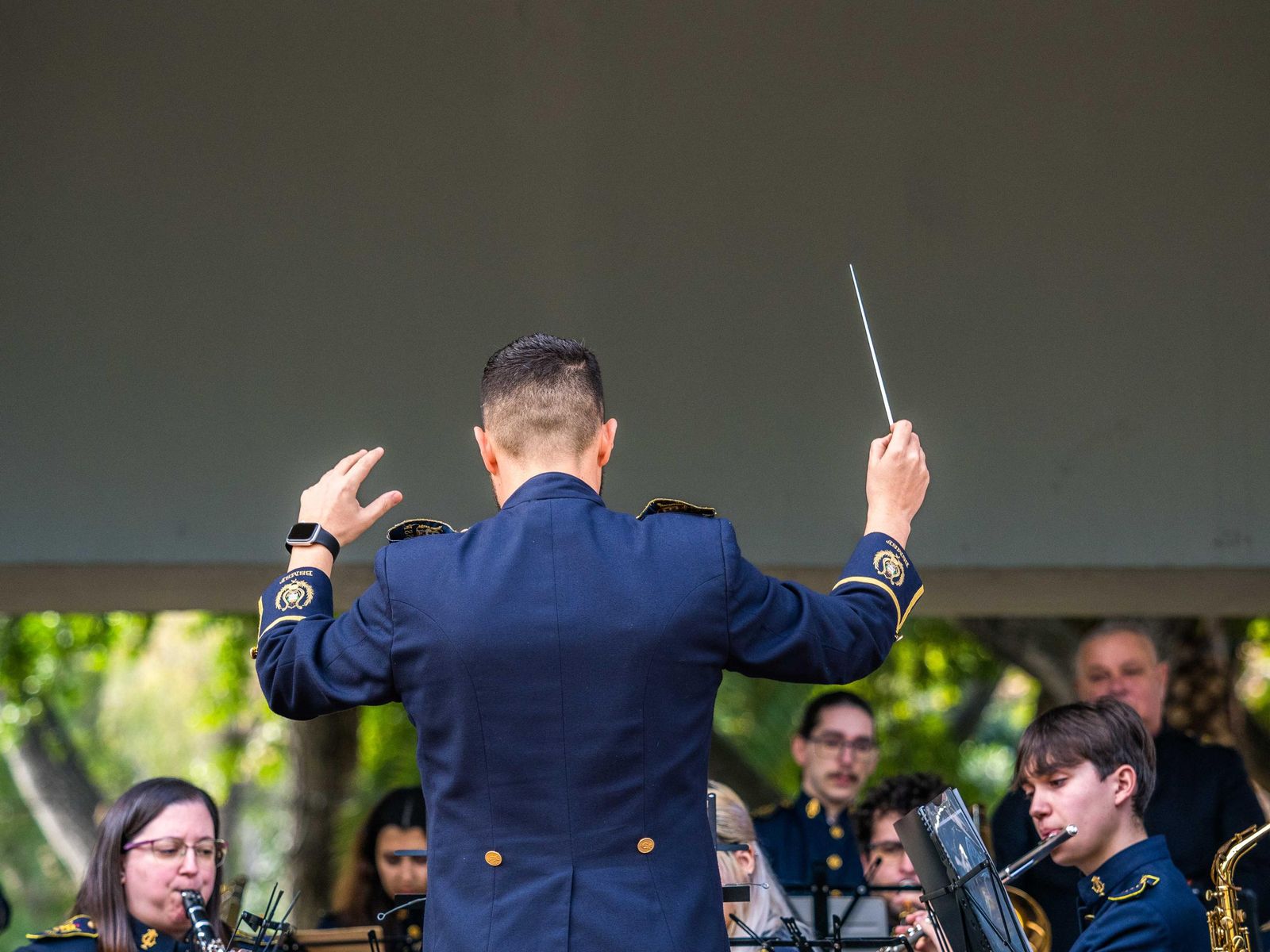 Sones cofrades en el Parque: celebrado el certamen de bandas de Nazareno en San Fernando