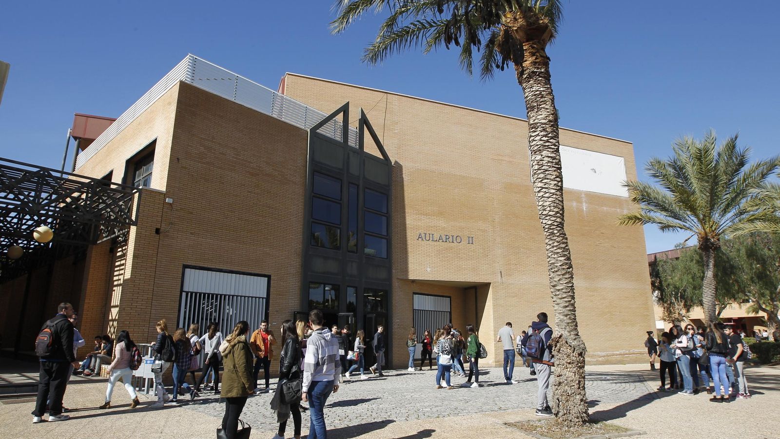 Estudiantes de la Universidad de Almería.