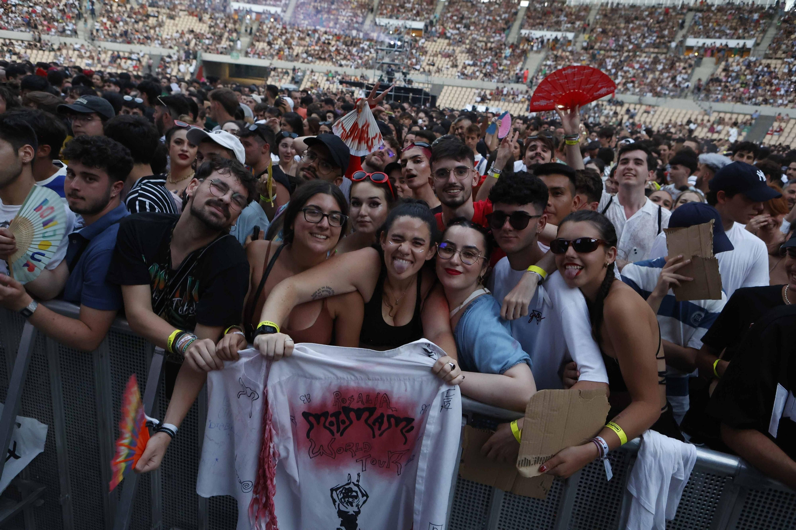 Las Imágenes del concierto de Rosalía