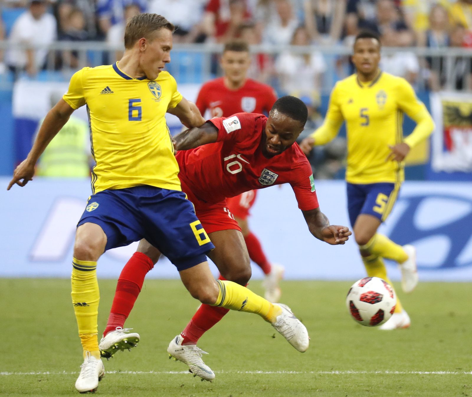 Las imágenes del Suecia-Inglaterra