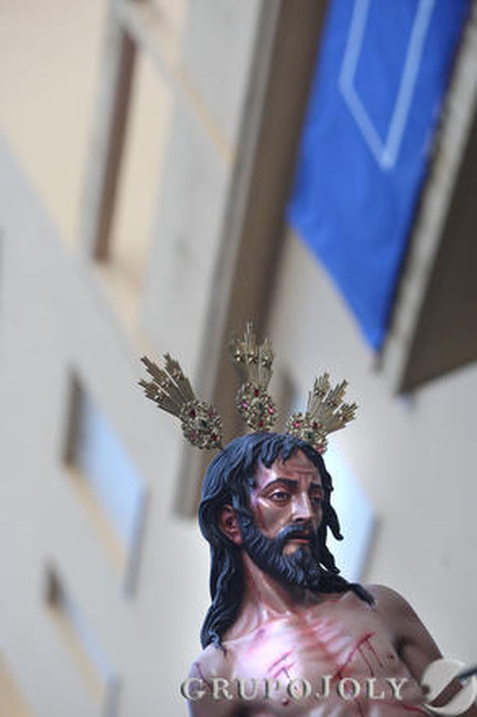 Flagelación y La Estrella por las calles de La Línea.

Foto: Paco Guerrero
