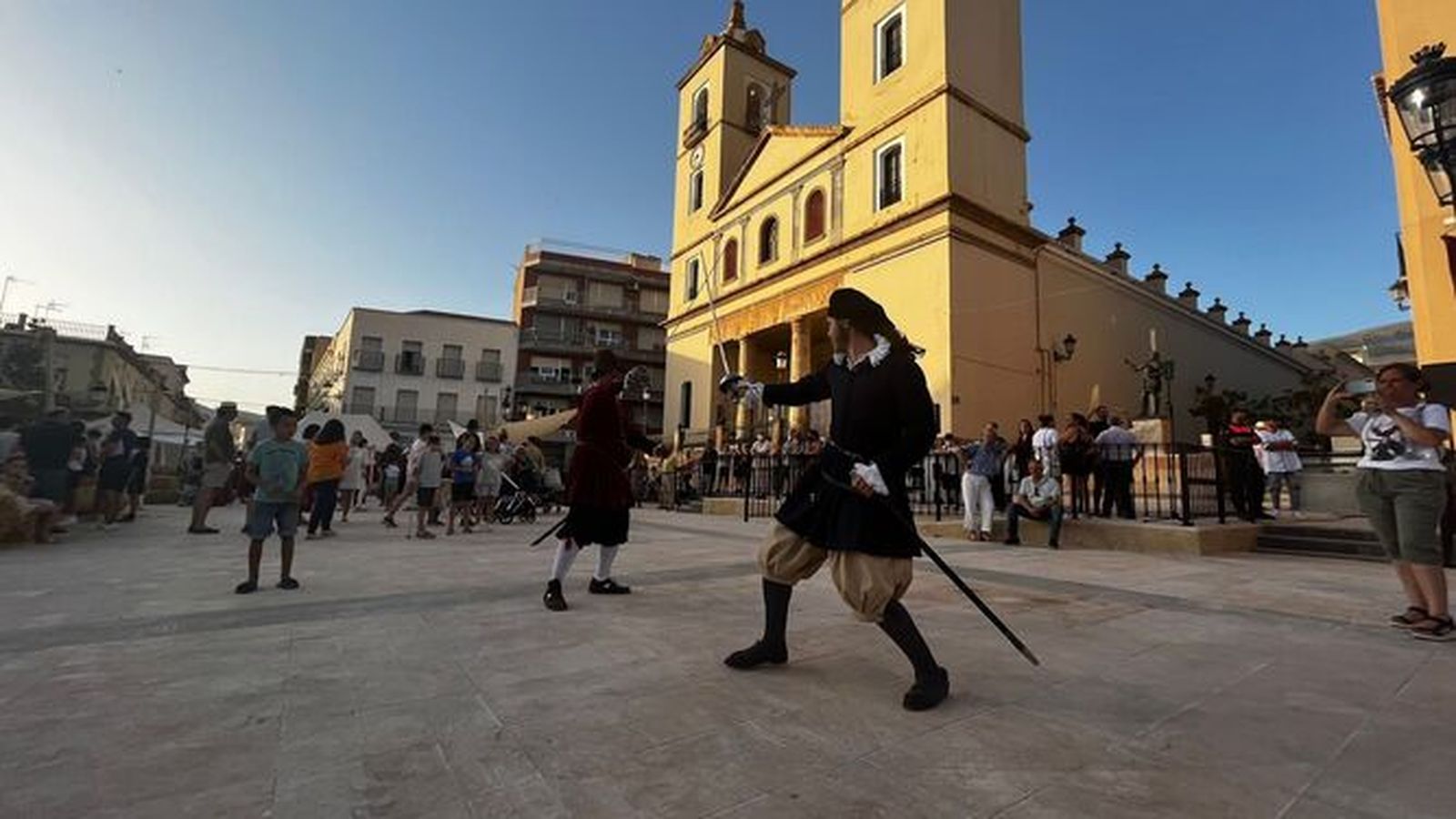 Los combates de esgrima no faltarán a esta cita.