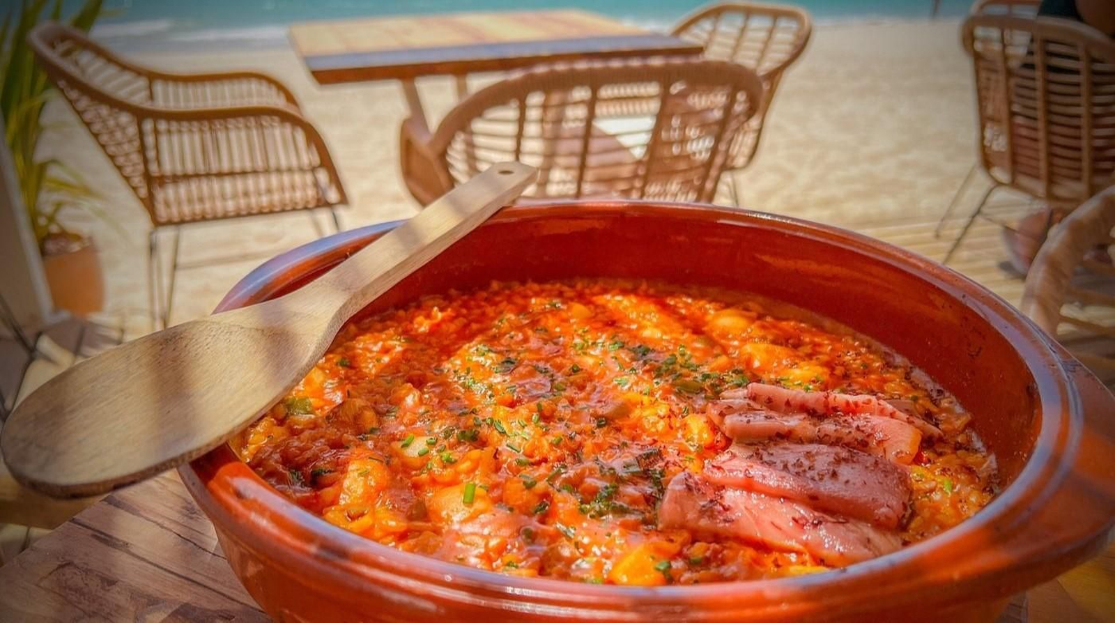 Arroz atunero de Zokarrá playa