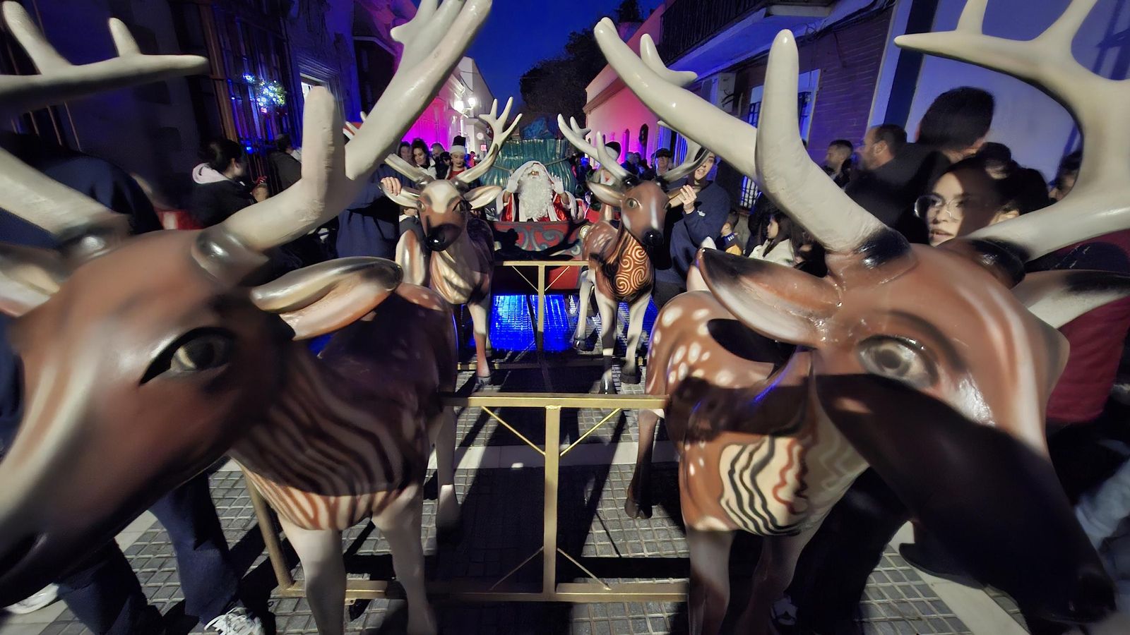 Cabalgata de Papá Noel en Puerto Real