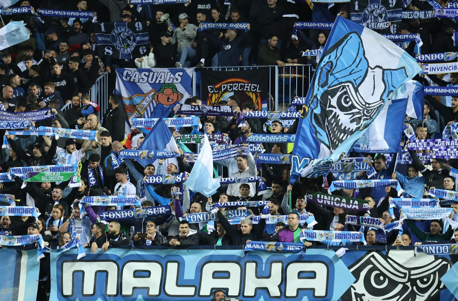 Búscate en las gradas de La Rosaleda en el Málaga-Tenerife