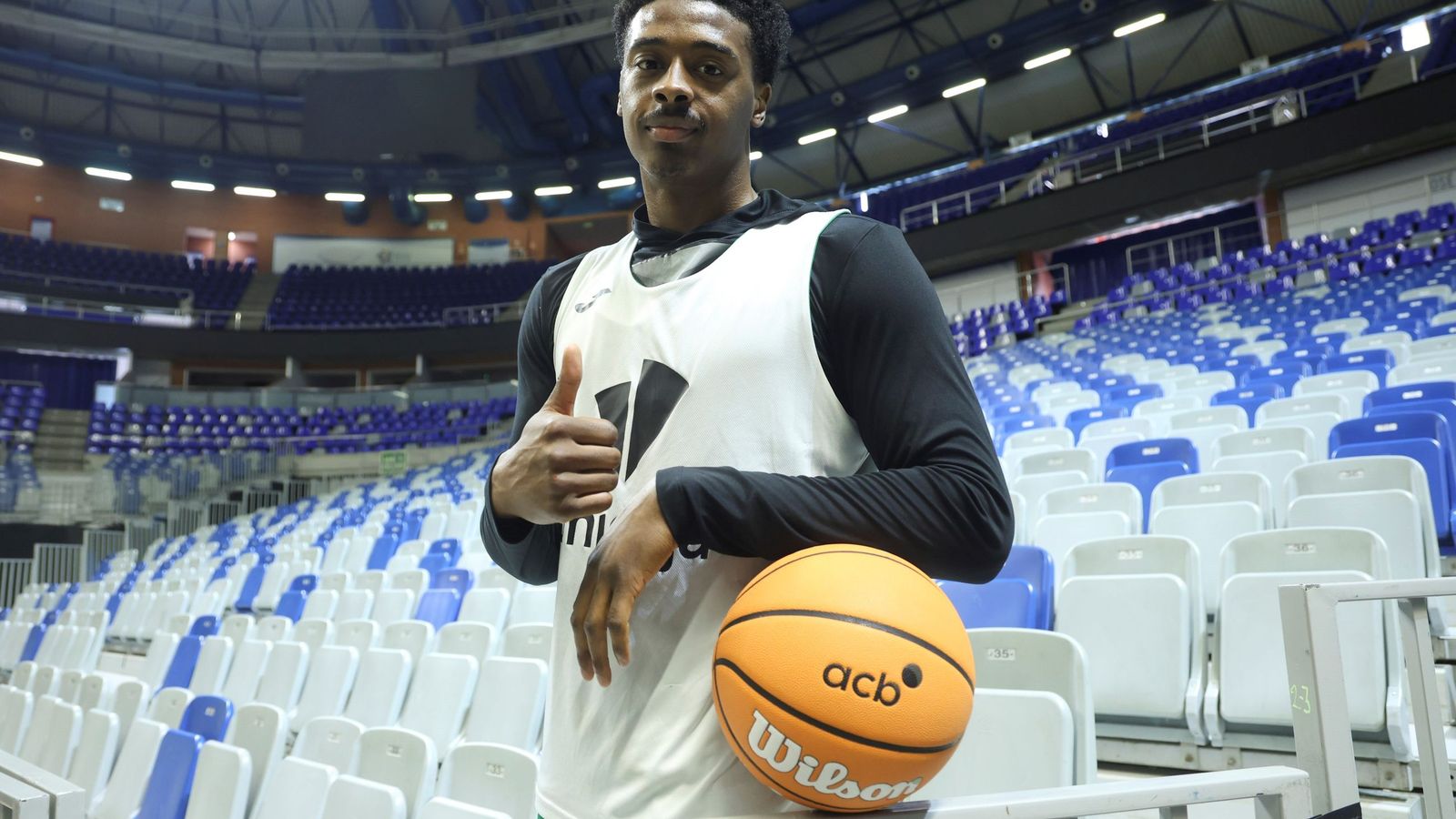 Chase Audige, en el Palacio en un posado.