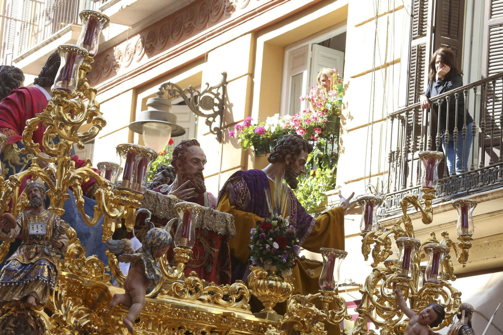 Las fotos de la Sagrada Cena, en el Jueves Santo de Málaga