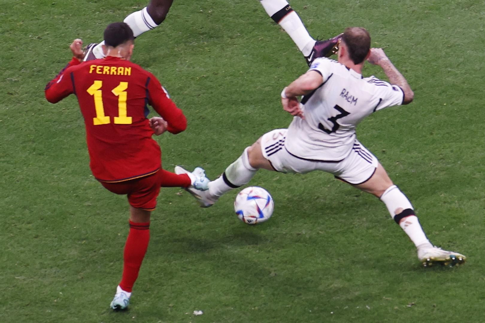 Las fotos del España-Alemania del Mundial de Qatar