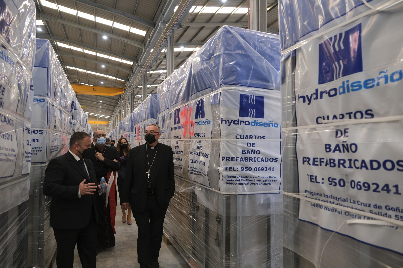 Bendición de las instalaciones de Hydrodiseño, en Huércal Overa (Almería)