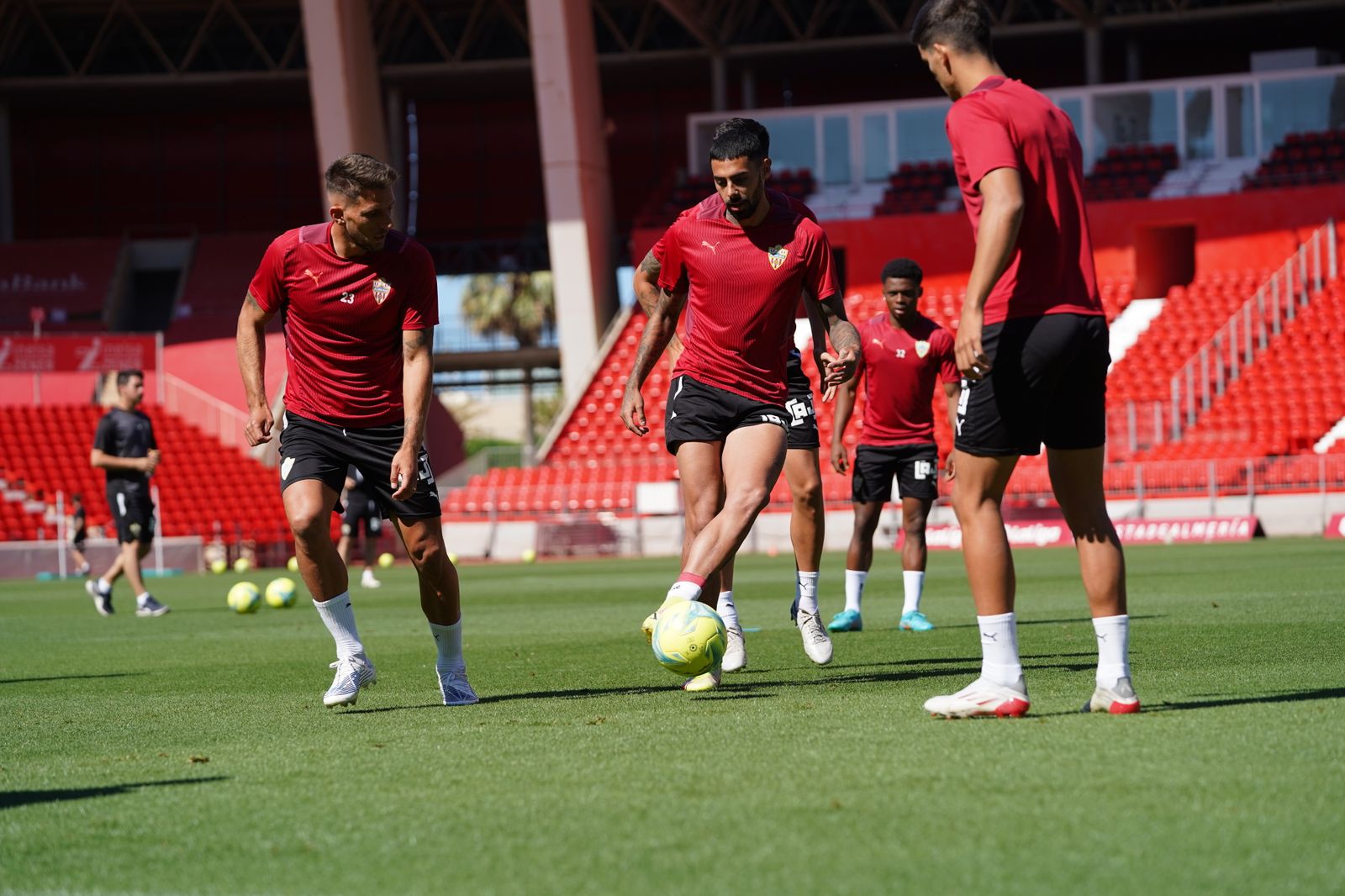 Imágenes del entrenamiento del viernes 28