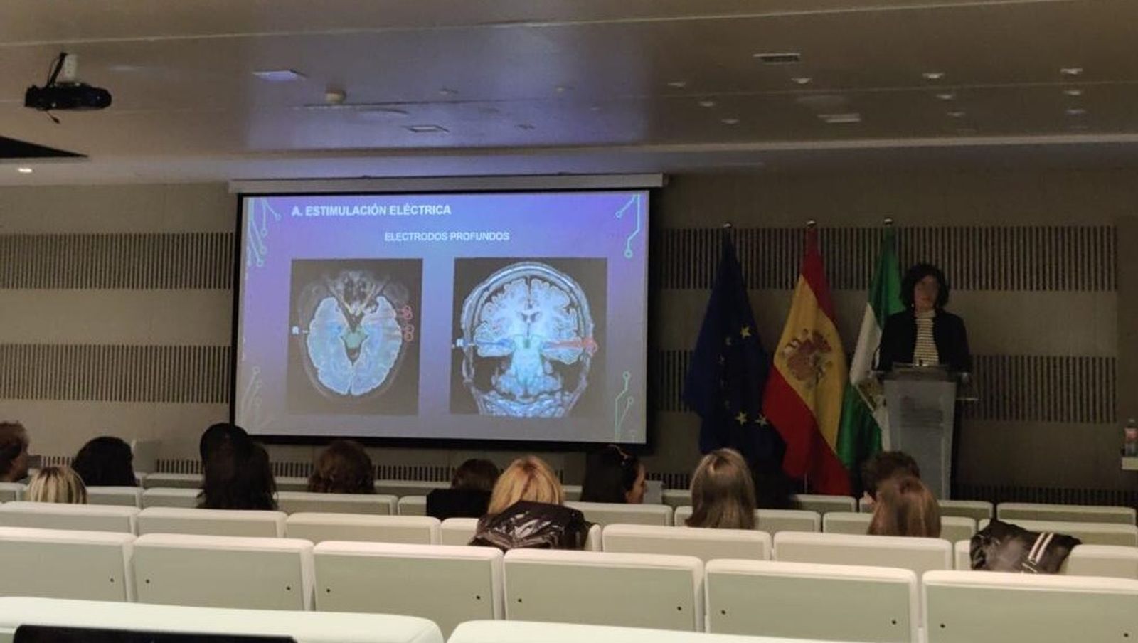 Un momento del congreso en el Virgen de las Nieves