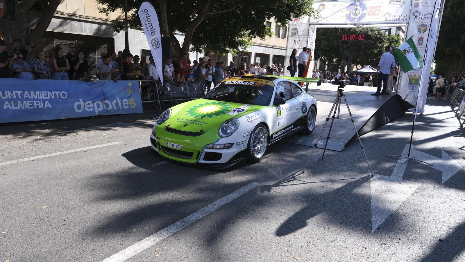 Imágenes de la salida del Rallye Costa de Almería