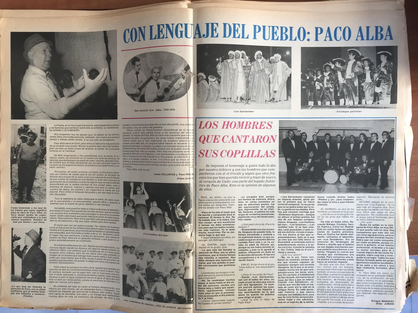 Recuerdos del Diario del Carnaval de 1976
