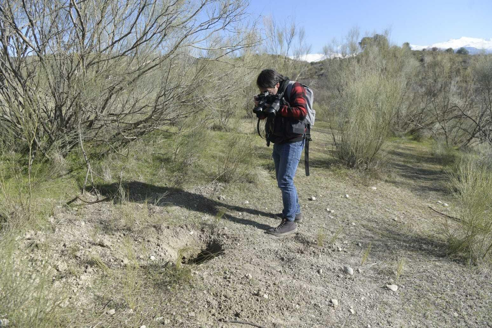 Fotos de la zona de Granada en la que ha aparecido el cadáver de un bebé