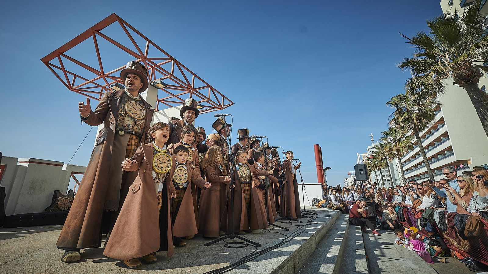 Las imágenes de la Batalla de Coplas y el carrusel de la Viña