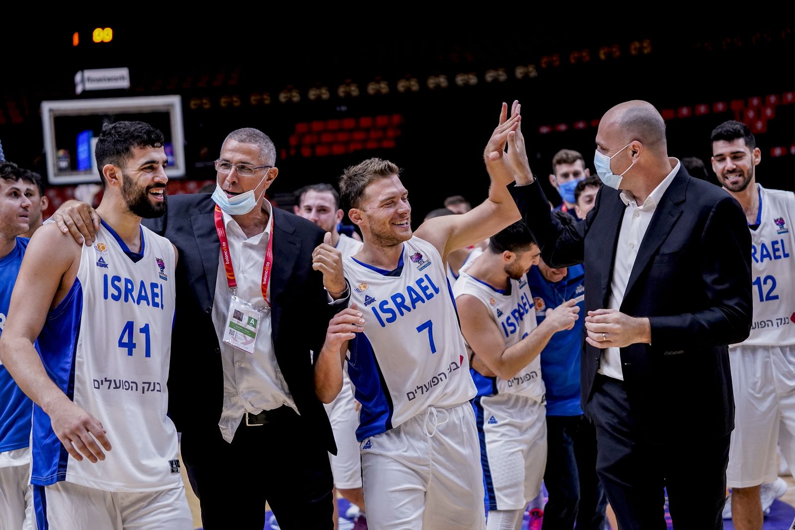 Las fotos de los jugadores del Unicaja en el Israel-España