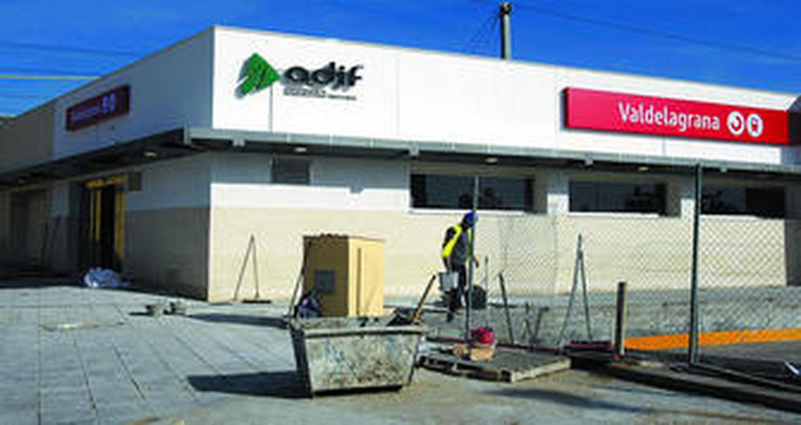 La nueva terminal de viajeros de Valdelagrana está prácticamente terminada y podrá empezar a funcionar en breve.