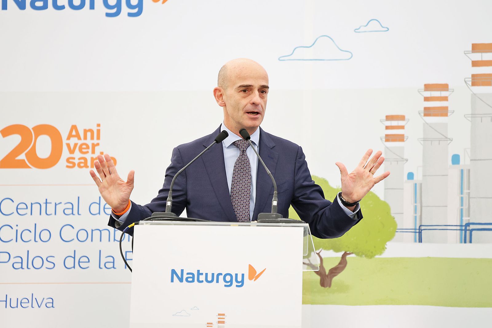 Imágenes del acto del 20 aniversario de Naturgy en Palos de la Frontera