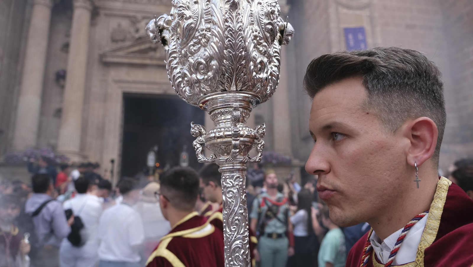 Imágenes de la salida extraordinaria de Jesús Cautivo de Medinaceli, por su 75 aniversario, Almería