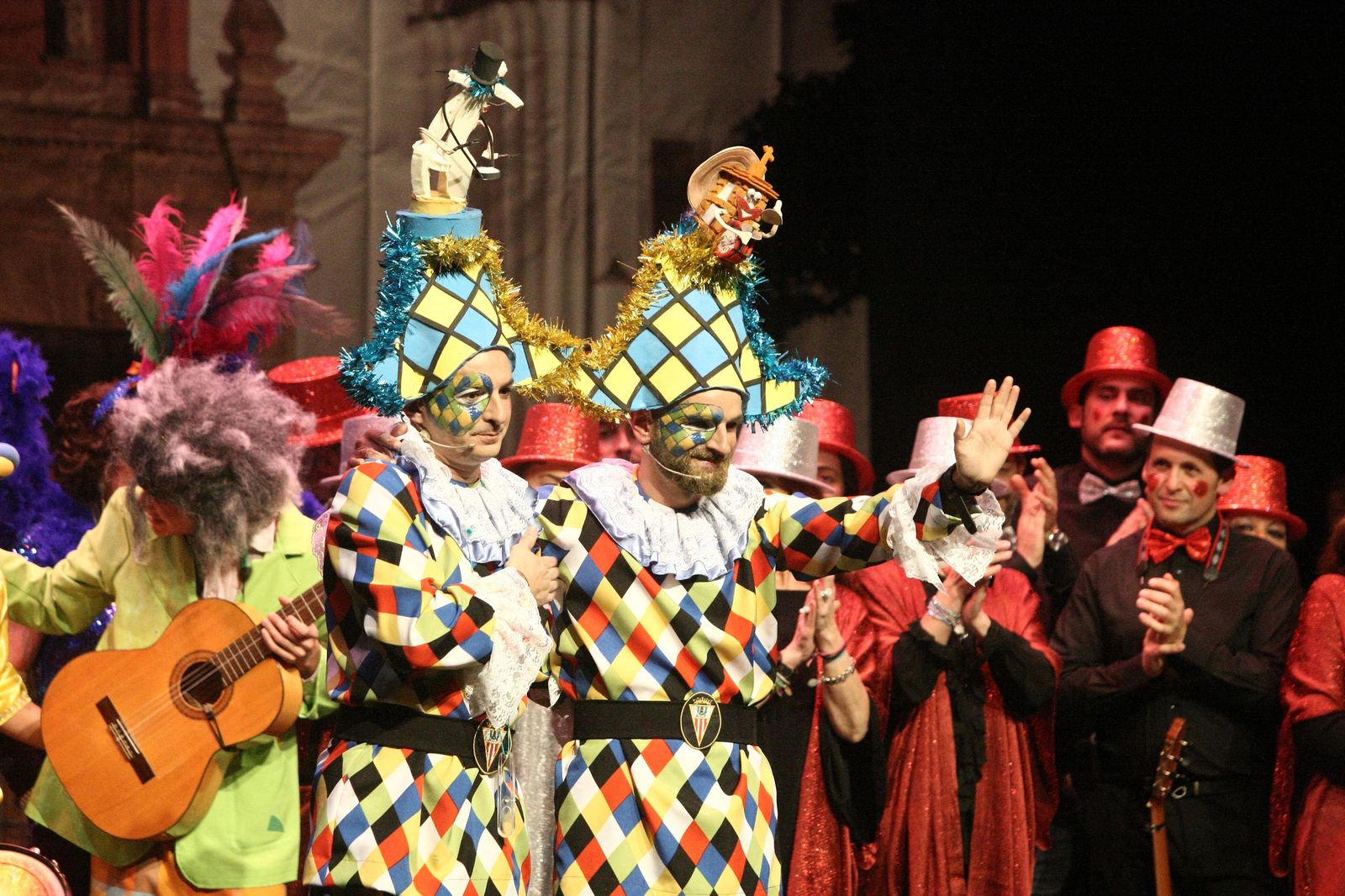 Imágenes del pregón anunciador del Carnaval de Algeciras