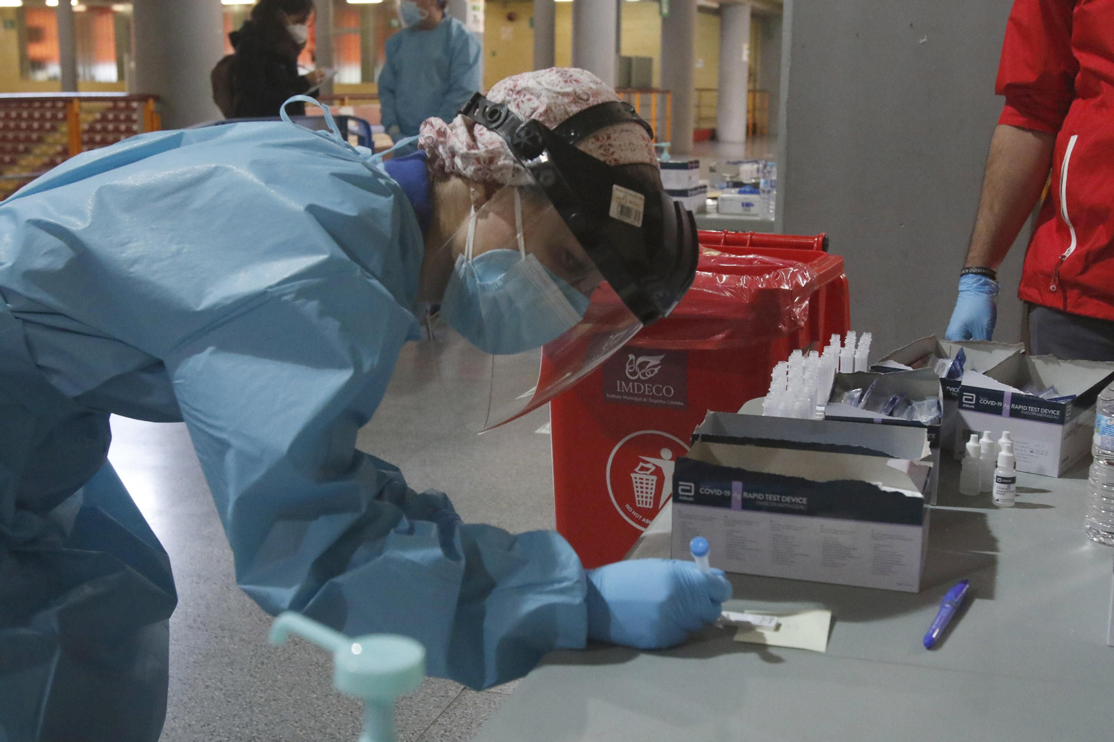 Las fotos del cribado en Vista Alegre