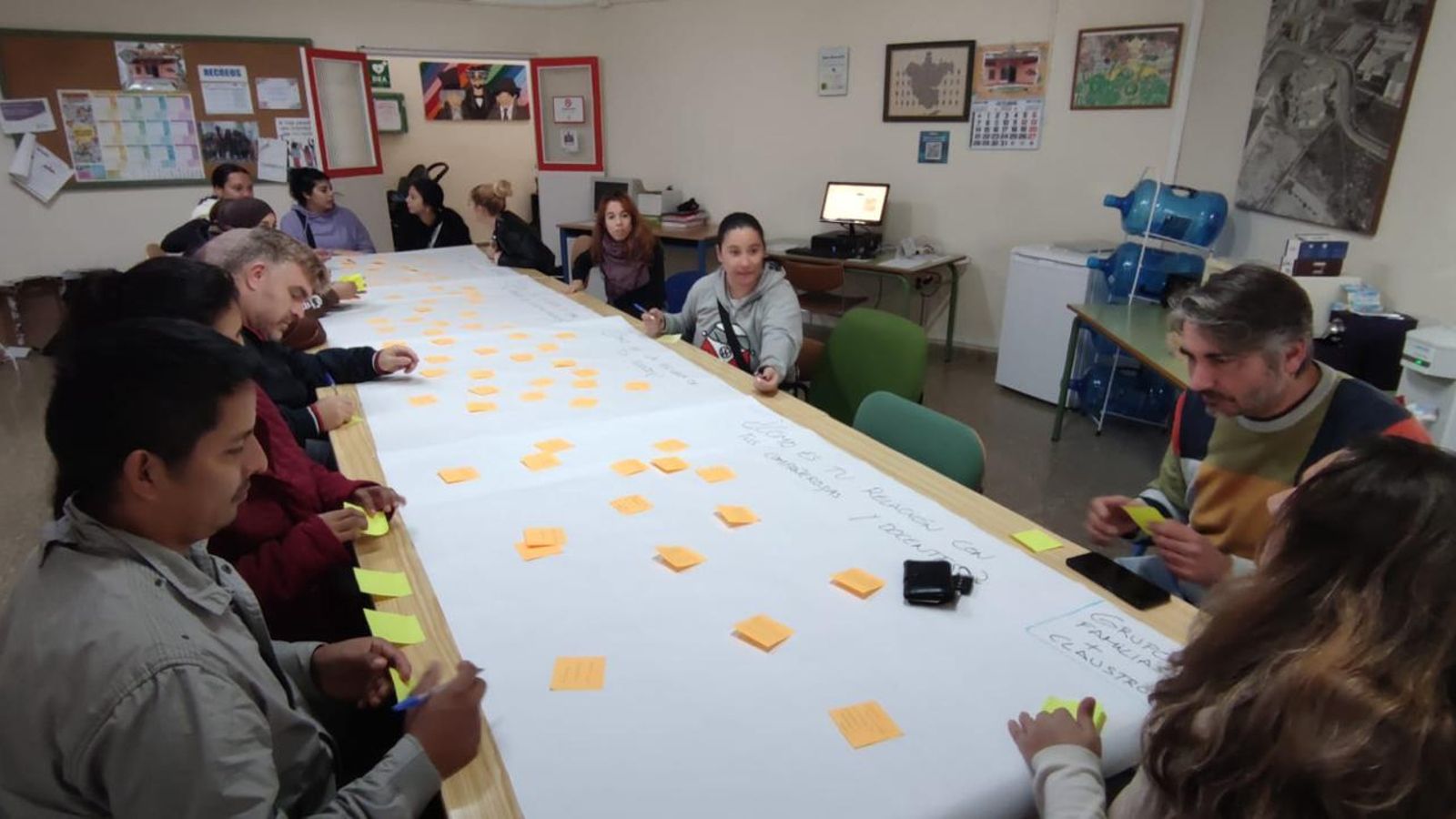 Otra de las reuniones celebradas estos días.