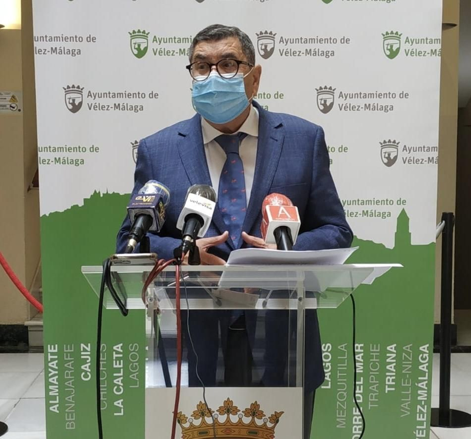 El alcalde de Vélez-Málaga, Antonio Moreno Ferrer.