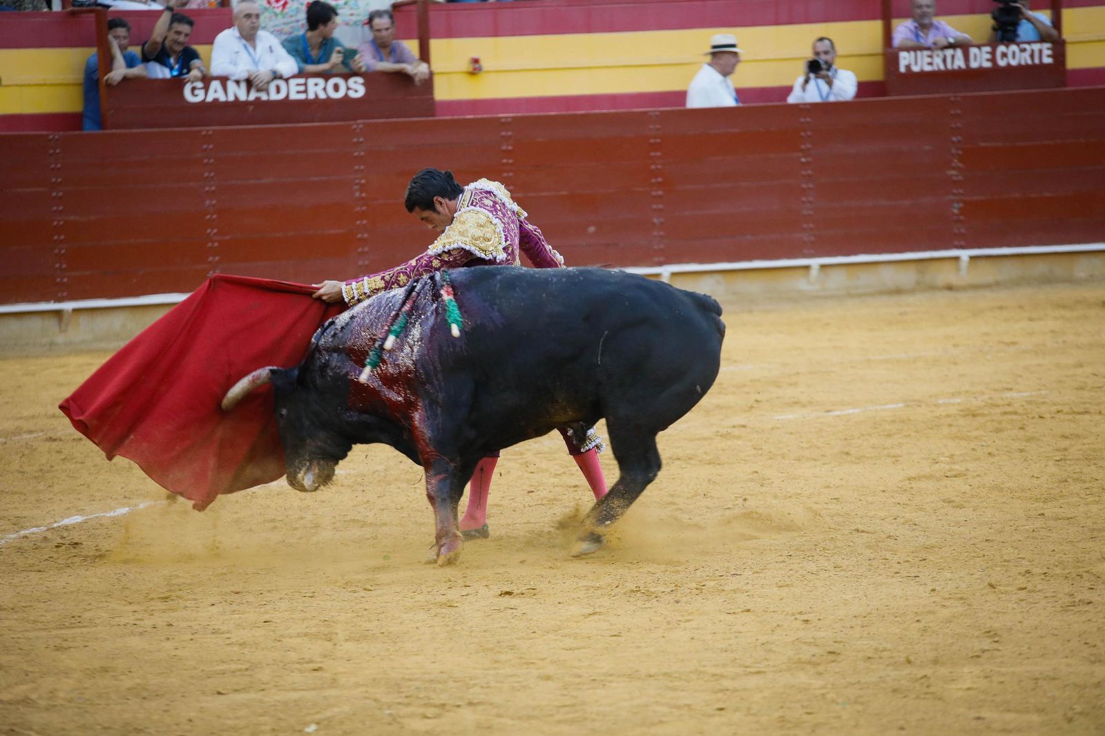 Corrida de toros en Roquetas, en imágenes