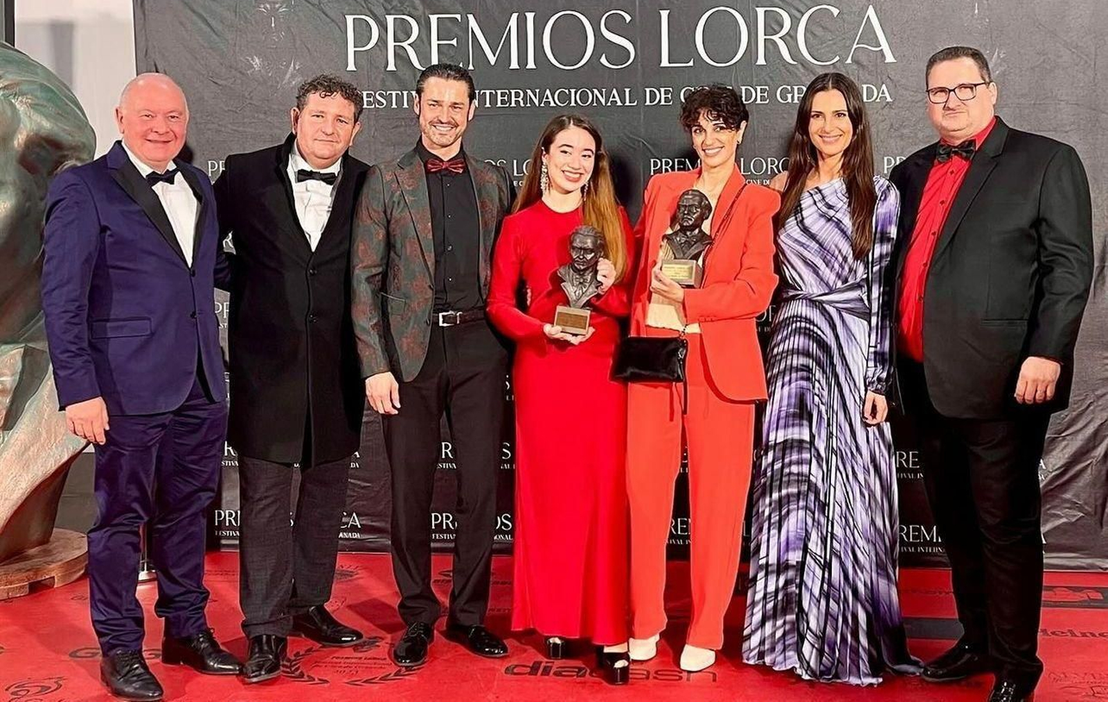 El Indaliano, David Miralles, Iván Hidalgo, Ana Pro, Ruth Gabriel, Nei Loya y Jordi Calvet.