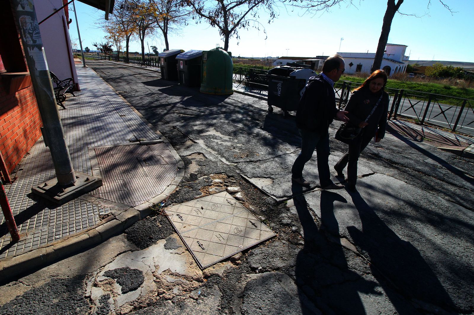 Una de las calles del barrio La Ribera