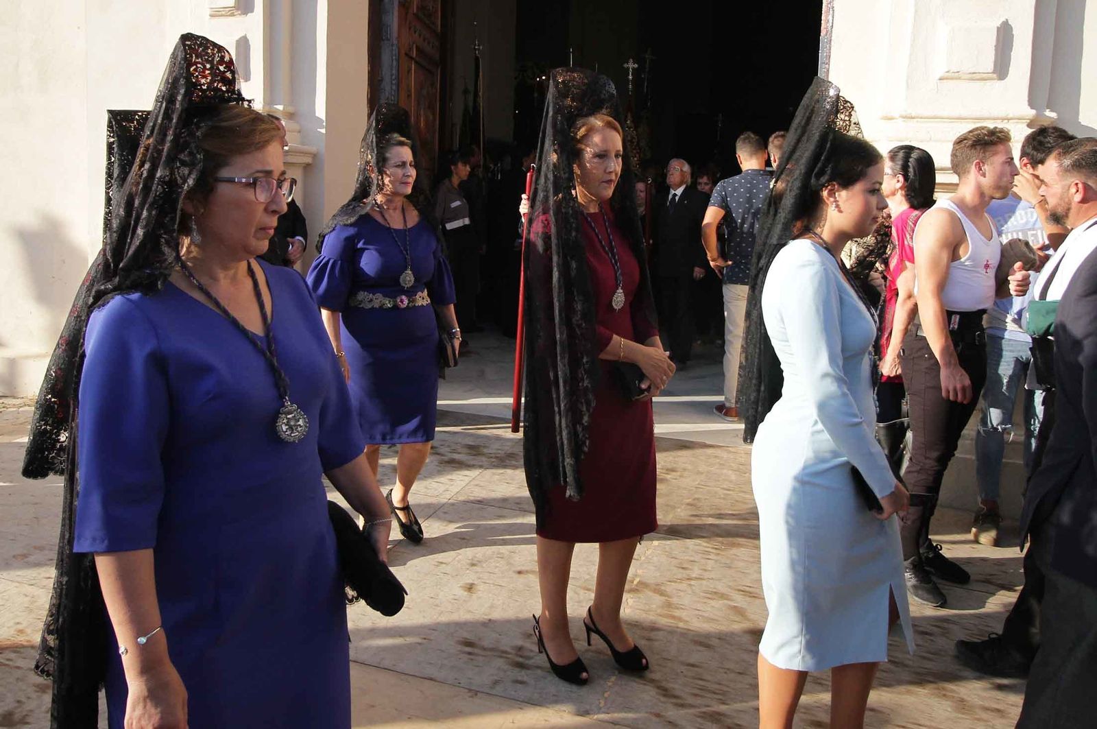 Imágenes del Señor de Pasión en la procesión del centenario de la hermandad