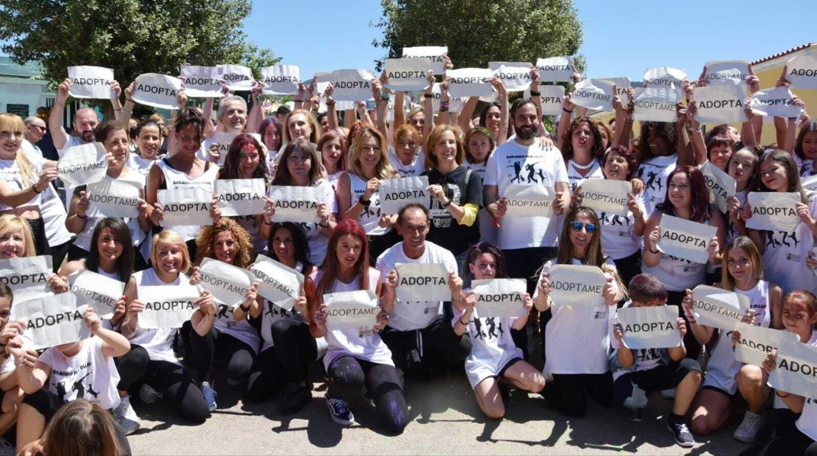 Daniel Pérez, candidato del PSOE, en el acto de la Sociedad Protectora de Animales de Málaga.