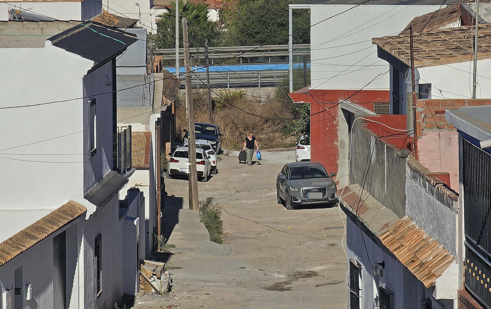 Fotos de los desperfectos de la barriada de La Capelina en Algeciras