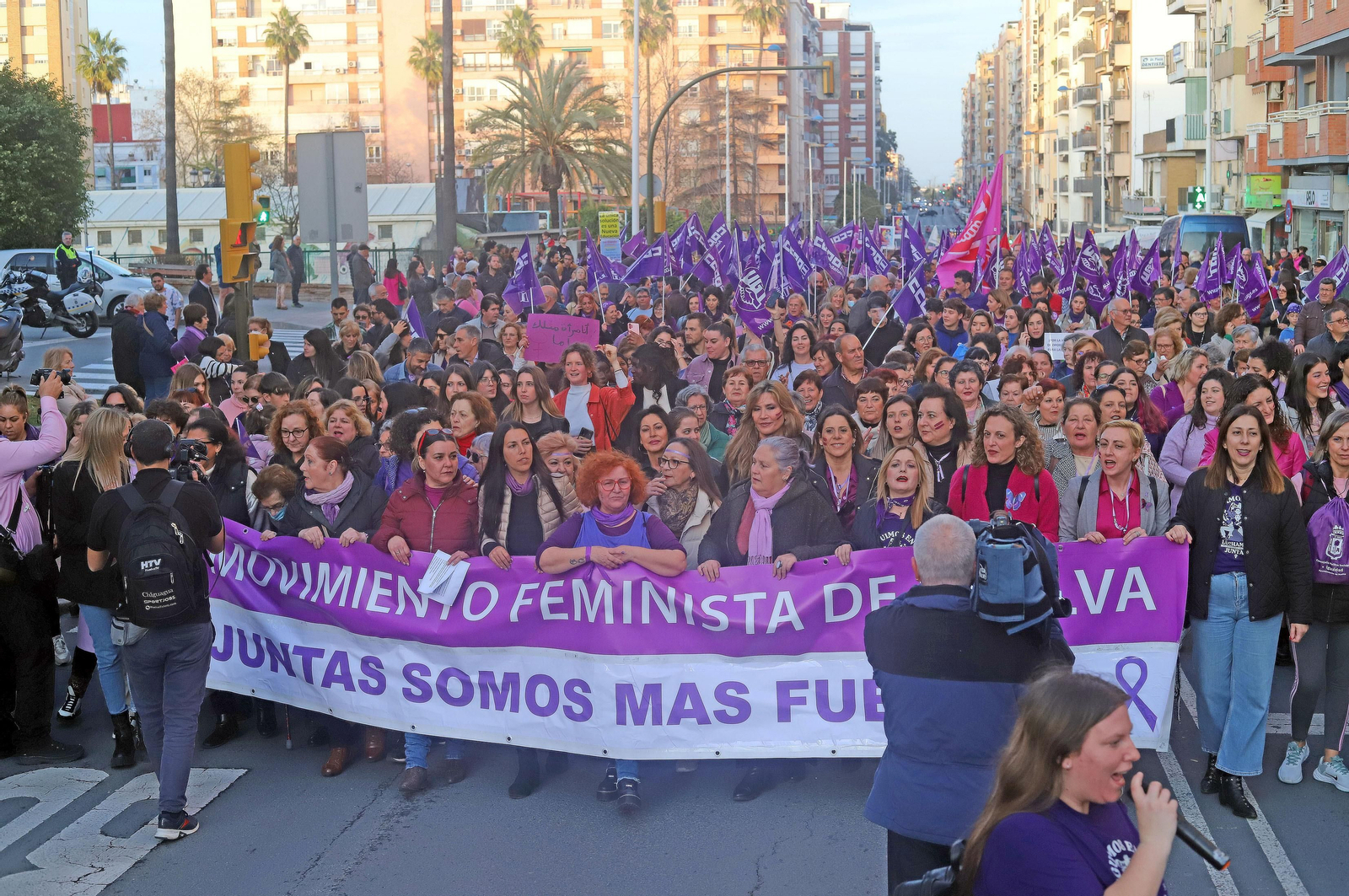 Imágenes de la manifestación del 8 de marzo, Día Internacional de la Mujer