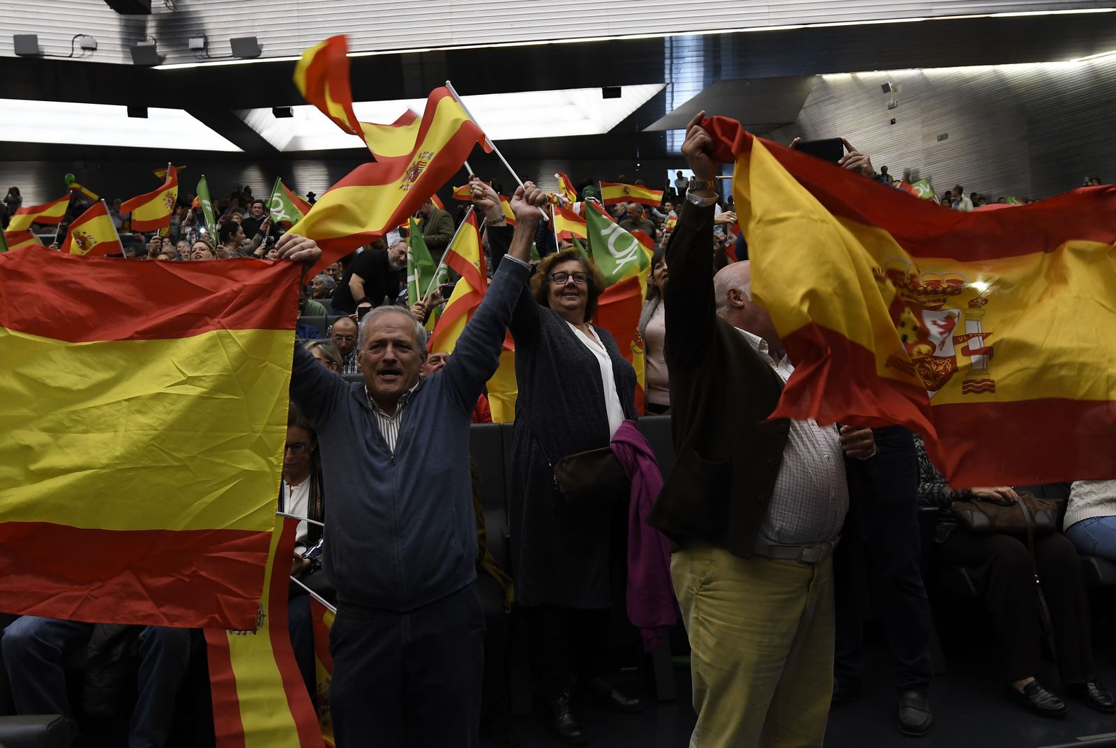 Presentación de la candidatura de Vox a las elecciones andaluzas en Sevilla
